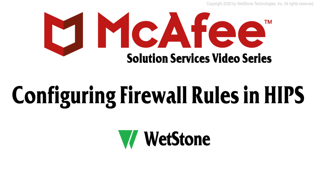 Configuring Firewall Rules in HIPS