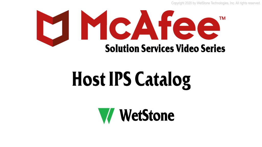 Host IPS Catalog