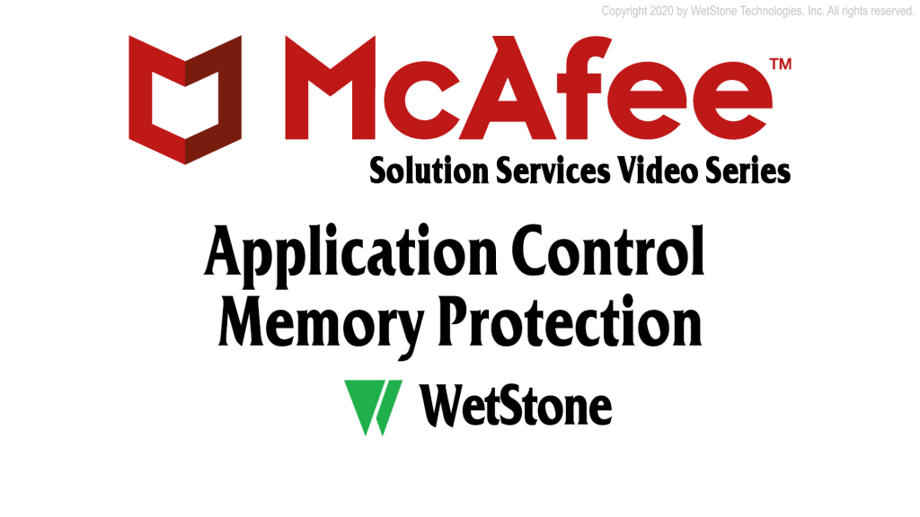 Application Control Memory Protection