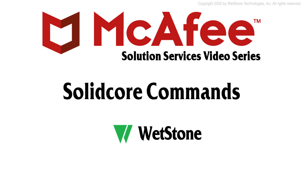 Solidcore Commands